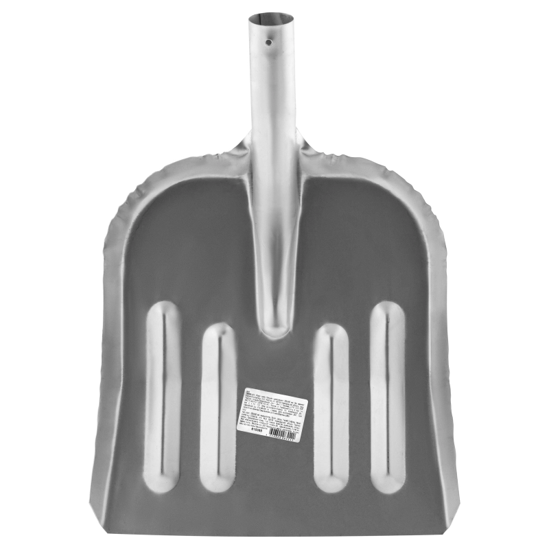 Лопата для уборки снега стальная оцинкованная, 320 х 340 мм, без черенка, (615365)