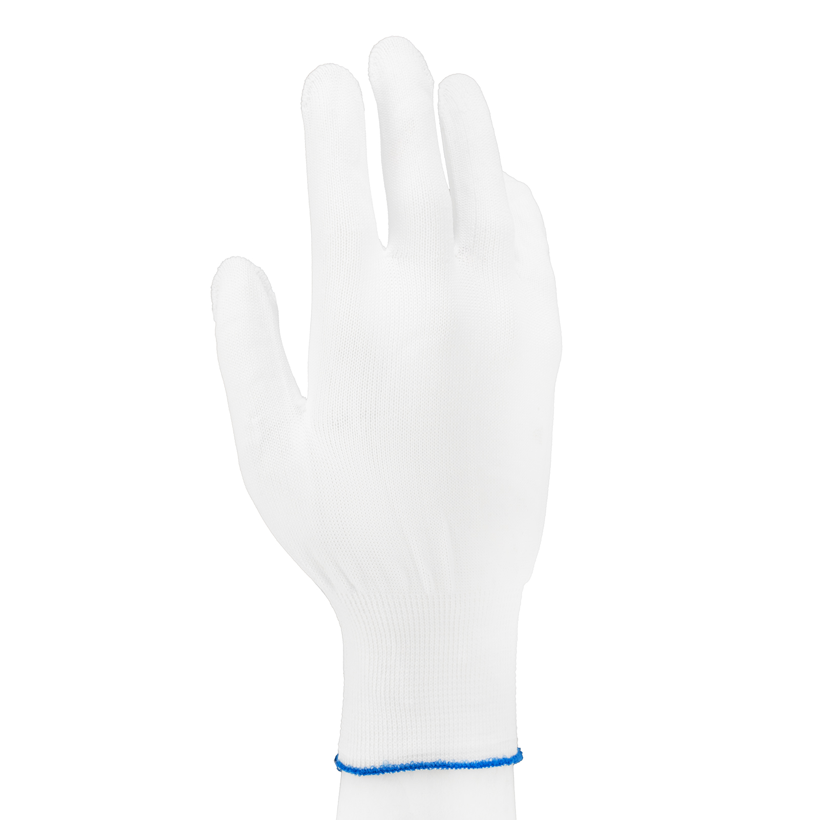 Перчатки Нейлон, 13 класс, белые, XL (67842)