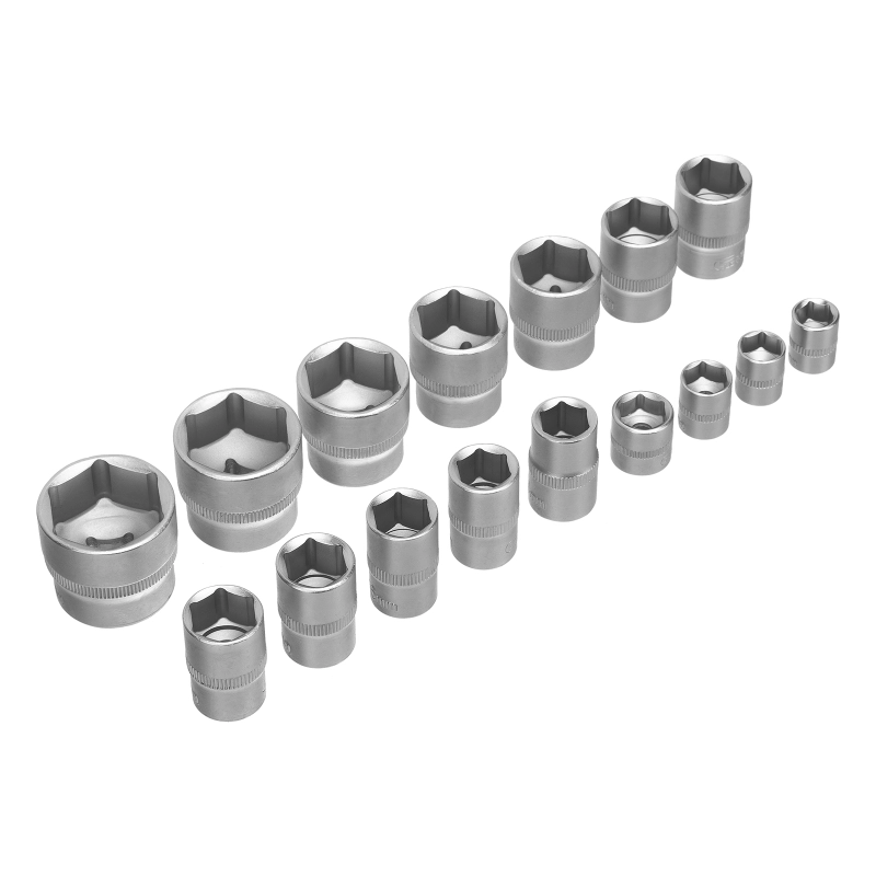 Набор инструментов, 1/2", 1/4", пластиковый кейс 89 предметов Сибртех (13396)