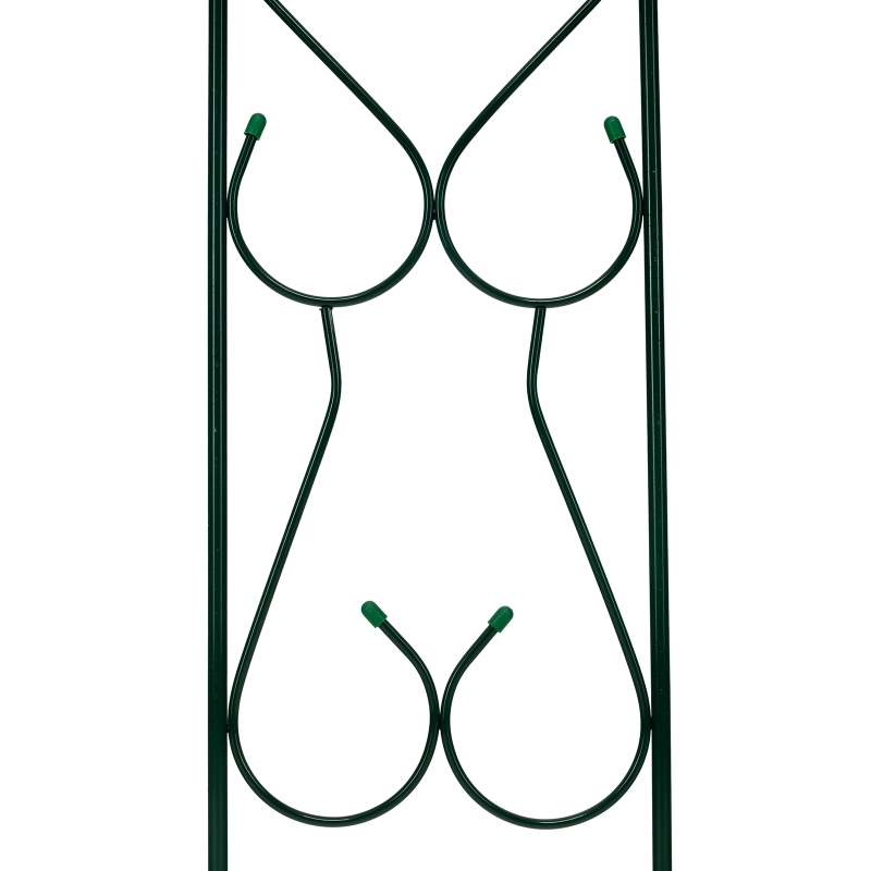 Арка садовая разборная «Узорная широкая» 2.5 х 0.38 х 1.2 м (69125)