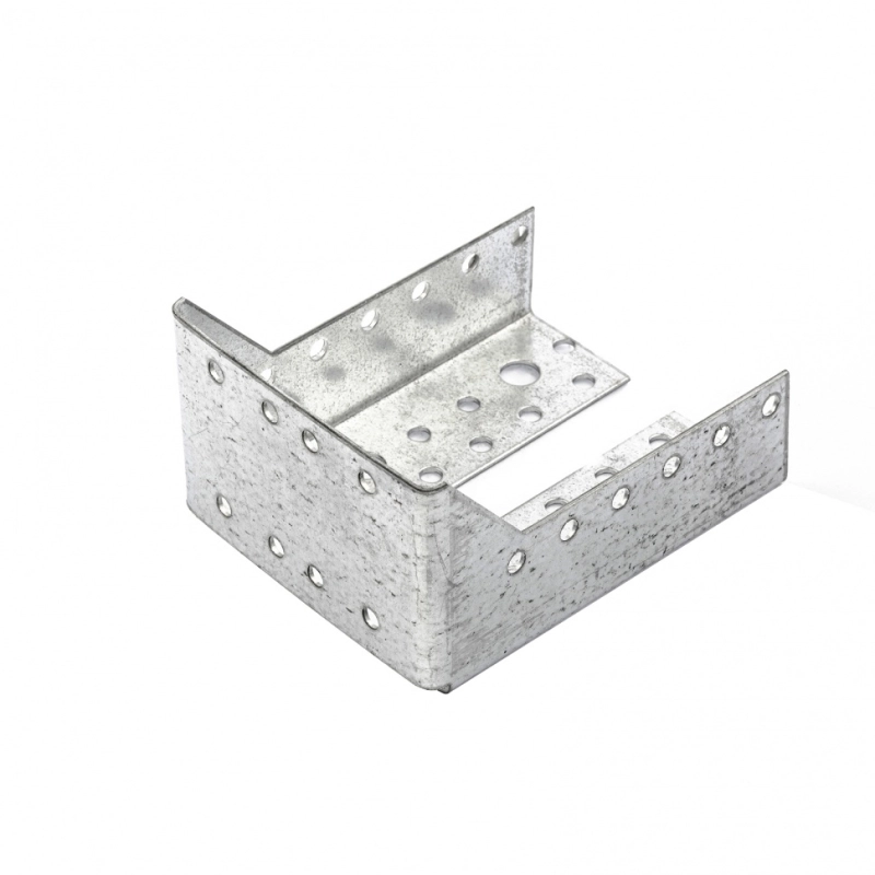 Опора бруса закрытая, 2 мм, OBR Z-100 х 140 х 76 мм, цинк Сибртех (46535)