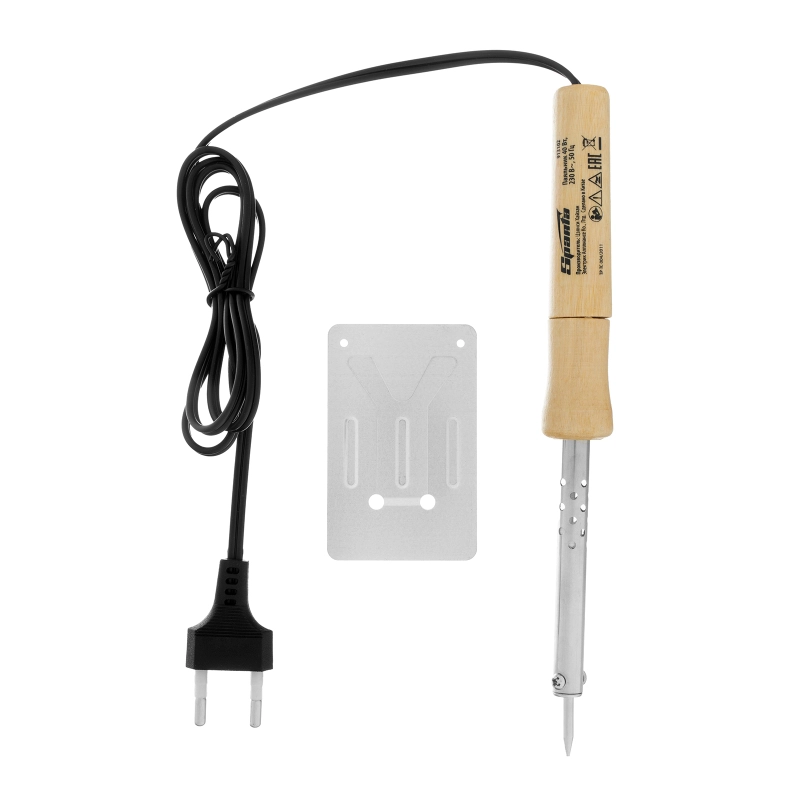 Паяльник с ручкой из дерева, 40 Вт, 220 В Sparta (913102)