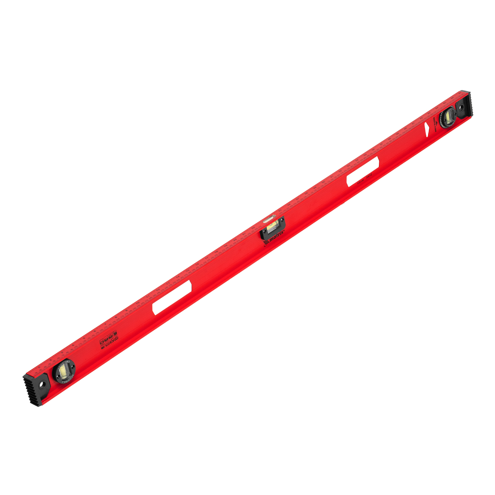 Уровень алюминиевый "Рельс", 1200 мм, 3 глазка, усиленный Matrix (34012)