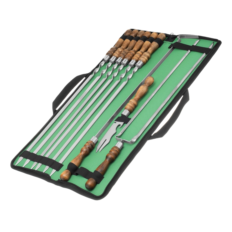 Набор шашлычный 9 предметов в сумке, Camping// Palisad (69754)