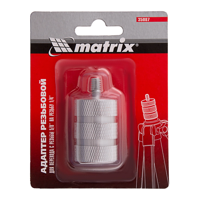 Адаптер резьбовой 5/8"-1/4 Matrix (35087)
