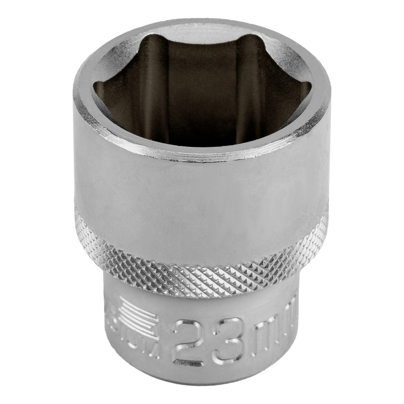 Головка торцевая, 23 мм, шестигранная, CrV, под квадрат 1/2 Stels (13834)