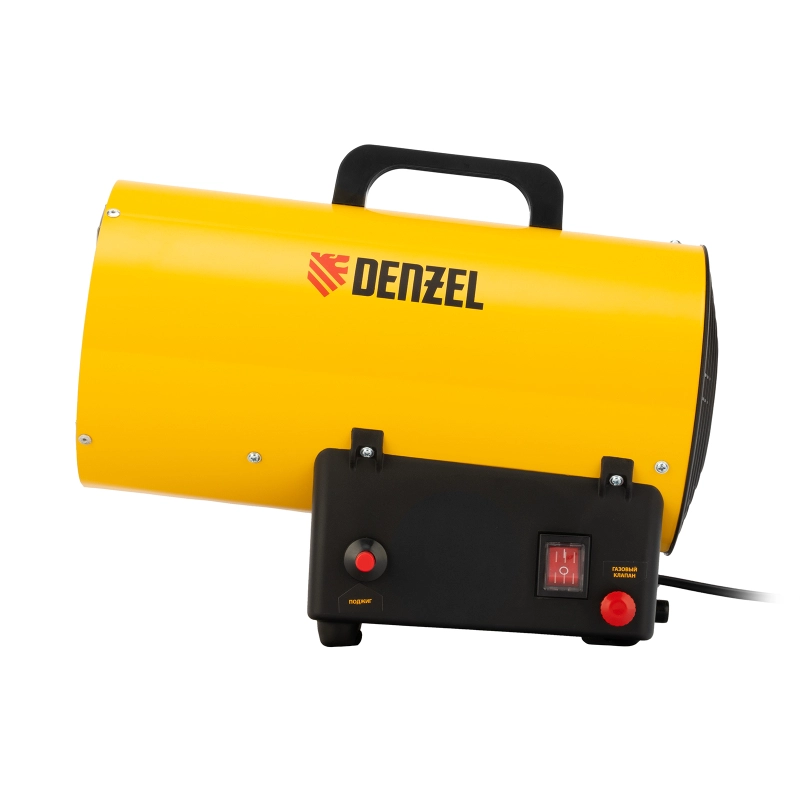 Газовая тепловая пушка GHG-15, 15 кВт, 500 м3/ч, пропан-бутан Denzel (96477)