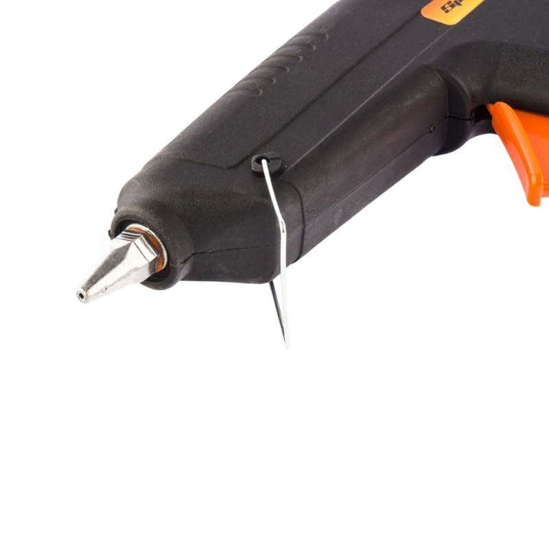 Клеевой пистолет с выключателем 12 мм в кейсе, 100 Вт, 8 г/мин Sparta (93034)