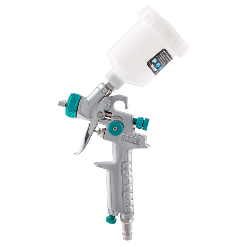 Краскораспылитель AG 810 HVLP, гравитационный, сопло 0.8 мм и 1 мм Stels (57361)