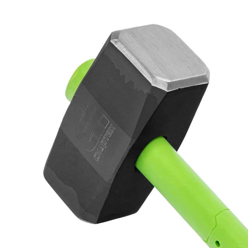 Кувалда, 9000 г, фибергласовая обрезиненная рукоятка// Сибртех (10900)