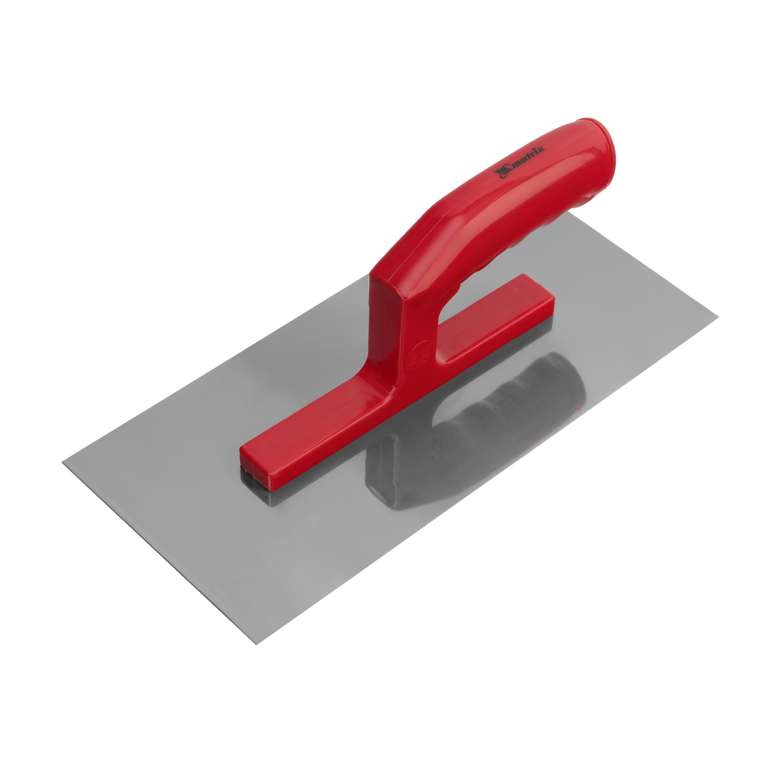 Гладилка стальная, 280 х 130 мм, зеркальная полировка, пластмассовая ручка Matrix (86774)