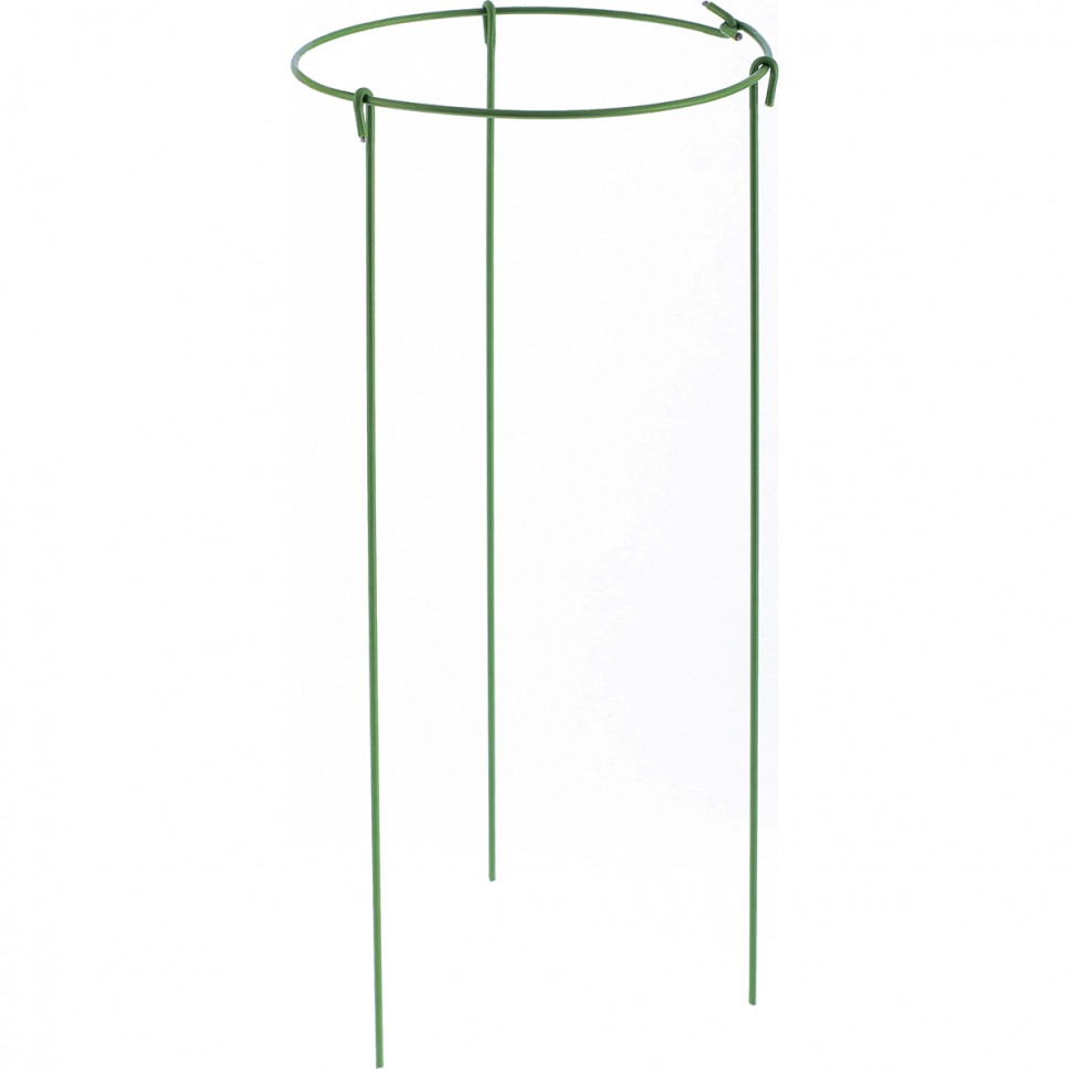 Опора для растений круглая, D 14 см, H 30 см, 5 шт, в упаковке, металл в пластике Palisad (644055)
