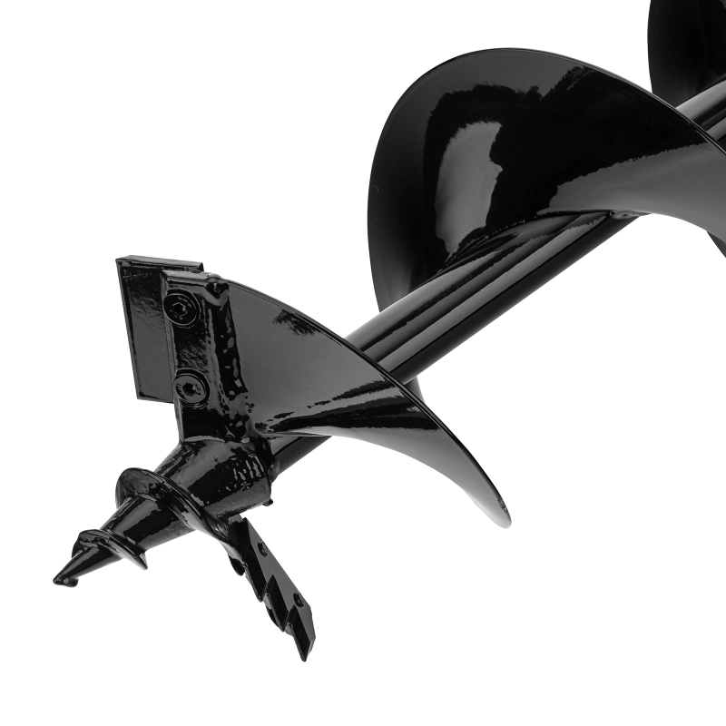 Шнек для грунта ER-150, диаметр 150 мм, длина 800 мм,соединение 20 мм, съемный нож Denzel (56007)