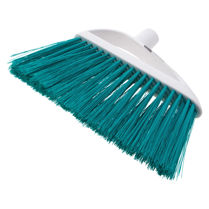 Щетка пластмассовая для подметания пола, премиум, 23 см, без черенка, бирюзовая щетина, Home Palisad (935565)