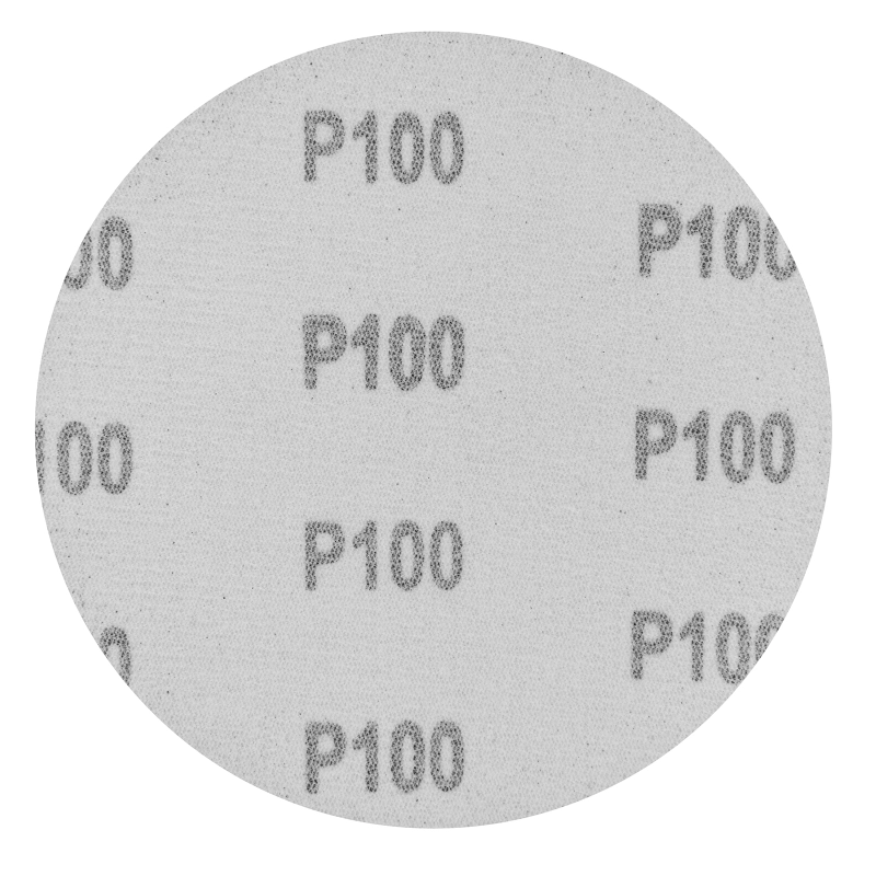 Круг абразивный на ворсовой подложке под "липучку", P 100, 125 мм, 10 шт Сибртех (738507)
