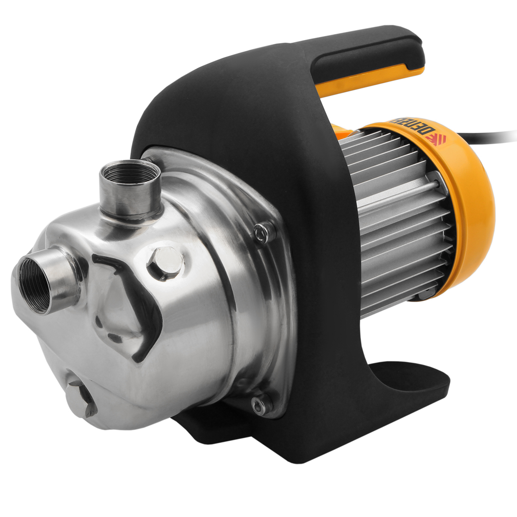 Садовый поверхностный насос GP1200Х, 1200 Вт, 3700 л/ч, подъем 46 м, нержавейка Denzel (97204)