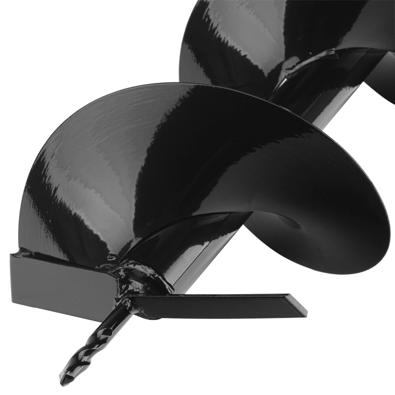 Шнек для грунта E-200, диаметр 200 мм, длина 800 мм,соединение 20 мм, несъемный нож Denzel (56024)