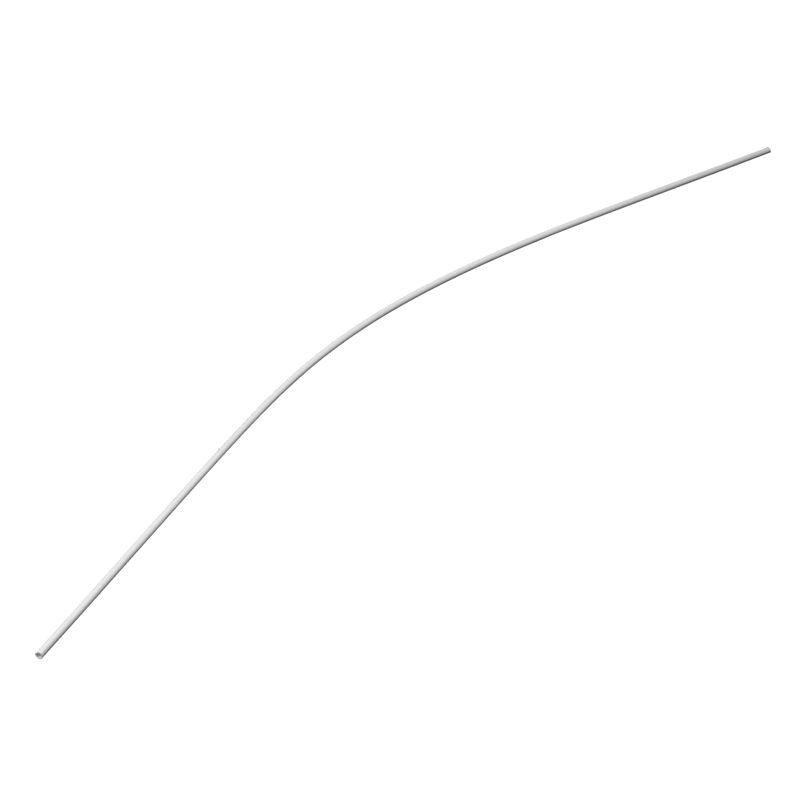 Дуга пластиковая для парника 80 х 90 см, D 12 мм, белая Palisad (644295)