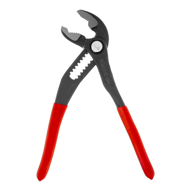 Клещи переставные 180 мм, кнопочный механизм, хром-ванадий, обливные рукоятки Matrix (17925)