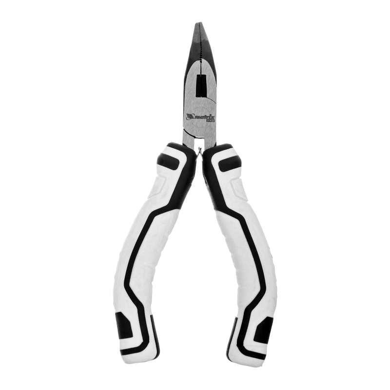 Длинногубцы Mini, 125 мм, изогнутые, авторазжим, Pro Matrix (17831)