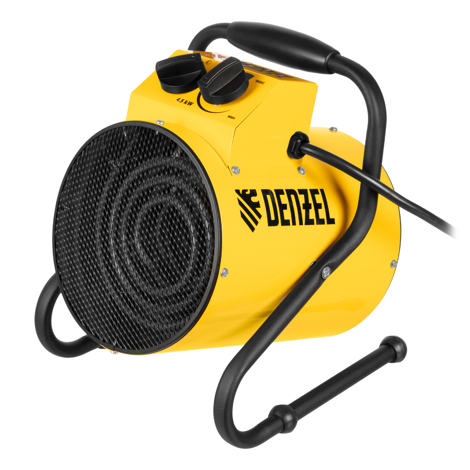 Тепловая пушка SFH-5000, 230 В, 260 м3/ч, вентилятор 3 режима, 3000/4500 Вт Denzel (96438)