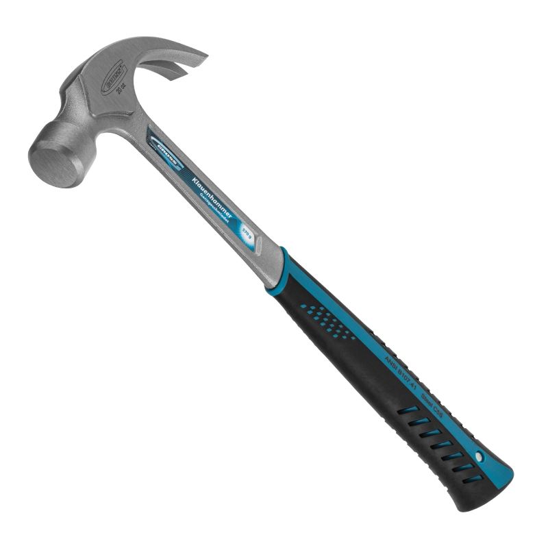 Молоток-гвоздодер, 570 г, цельнокованый, трехкомпонентная рукоятка Gross (10470)