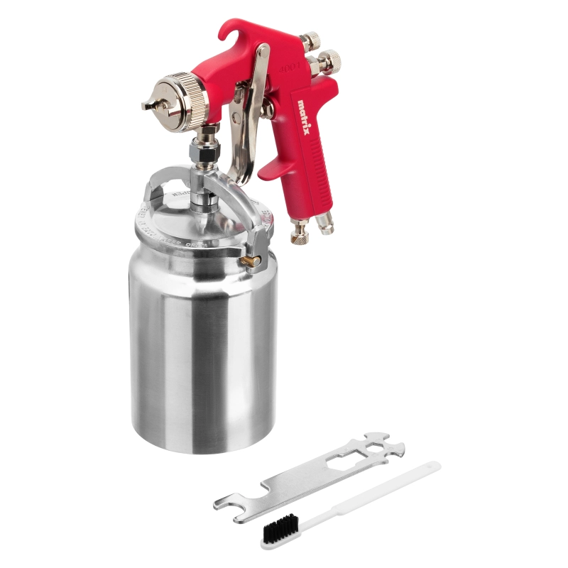 Краскораспылитель HP пневмат. с нижним бачком V= 1 л, сопло диаметром 1.8 мм Matrix (57323)
