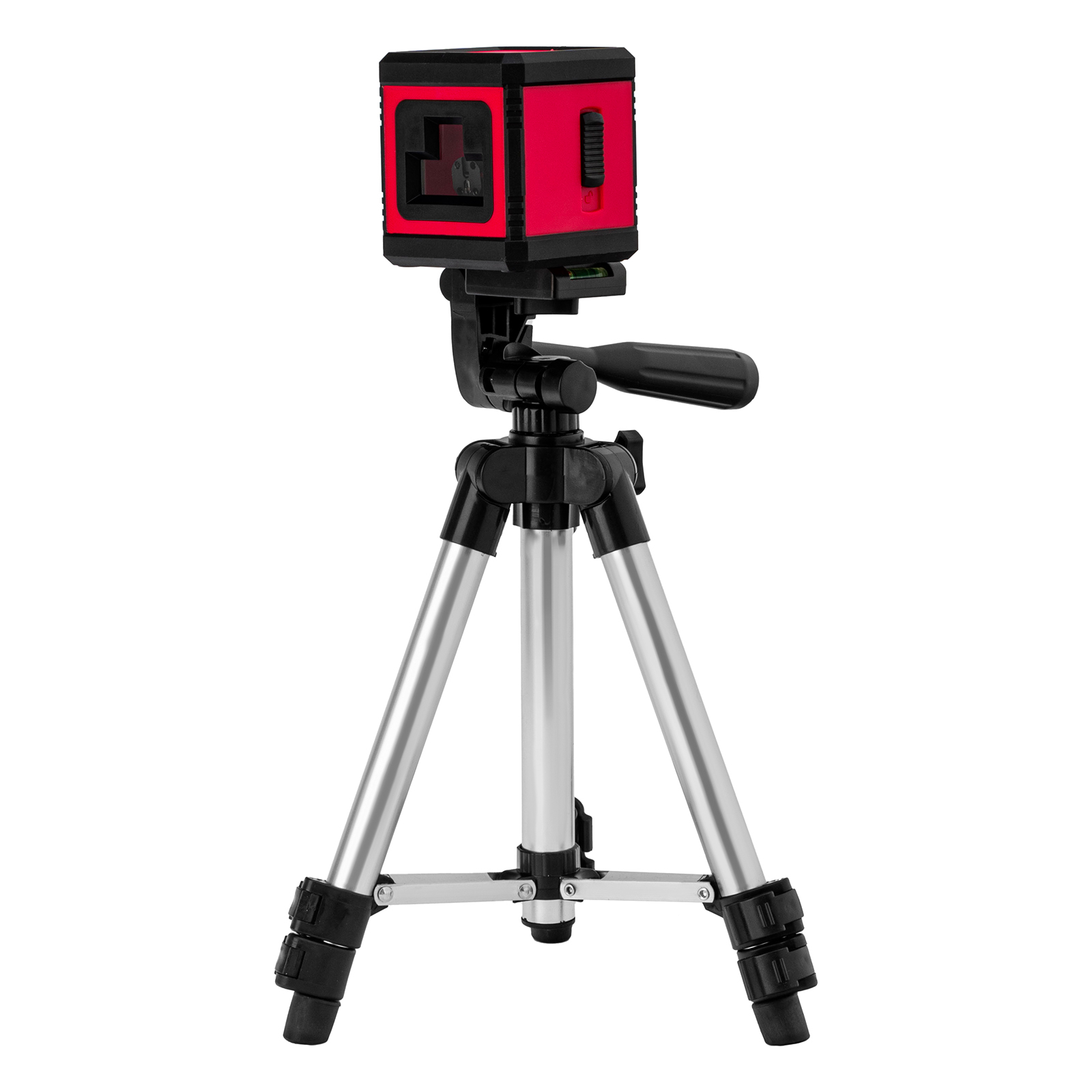 Лазерный уровень XQB GREEN Pro SET, 20 м, зеленый луч, батарейки, штатив MTX (350195)