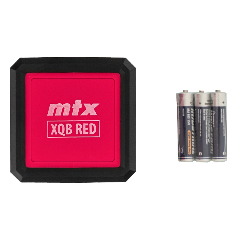 Лазерный уровень XQB RED Basic SET, 10 м, красный луч, батарейки, резьба 1/4" MTX (35018)