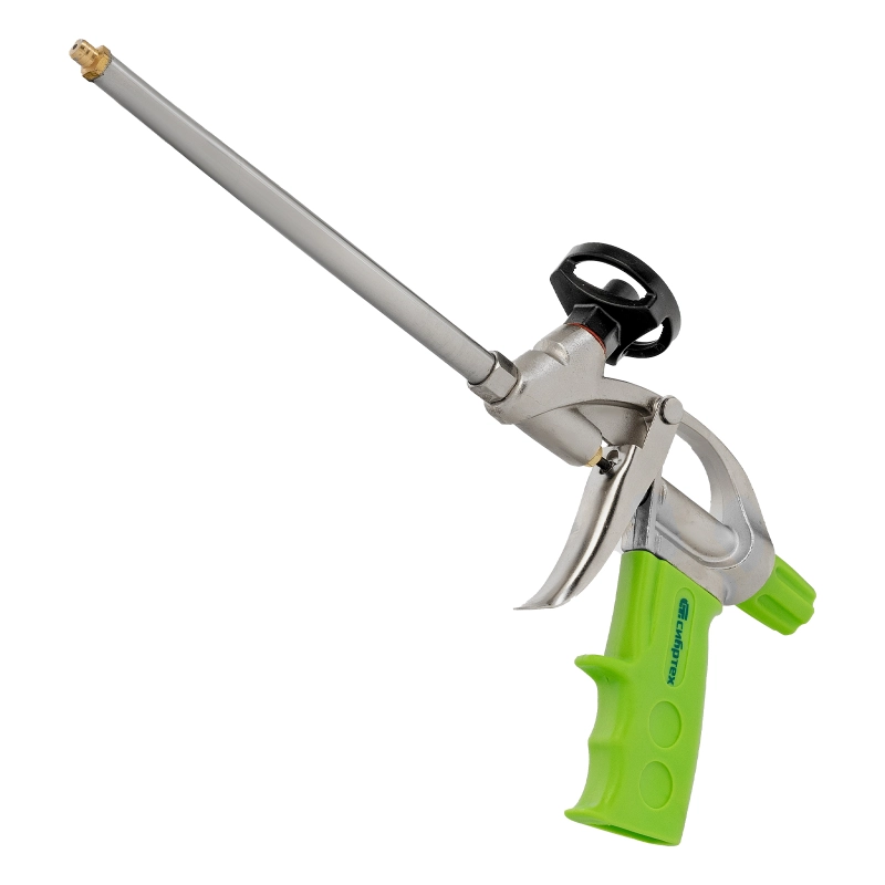 Пистолет для монтажной пены, усиленный алюминиевый корпус Сибртех (88671)