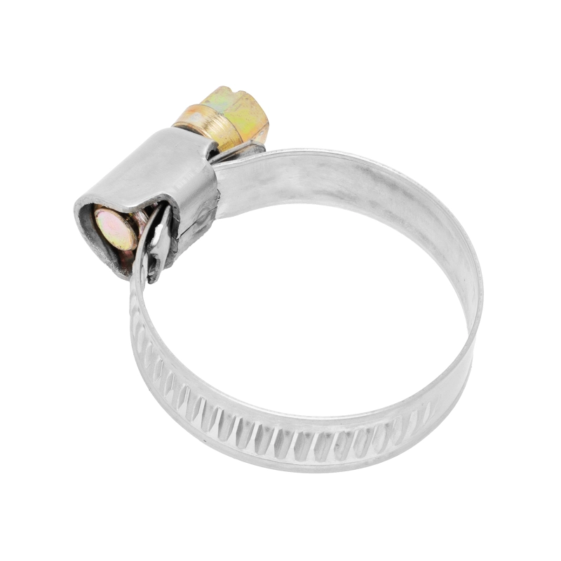 Хомуты нержавеющая сталь, Стандартное болтовое крепление 20-32 мм, 50 штук в упаковке, ширина 9 мм Сибртех (47580)