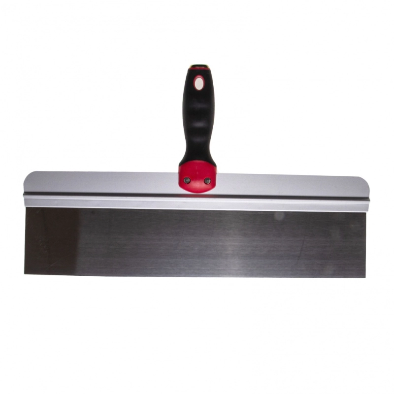 Шпатель фасадный из нержавеющей стали, 450 мм, двухкомпонентная ручка, широкое полотно Matrix (85543)