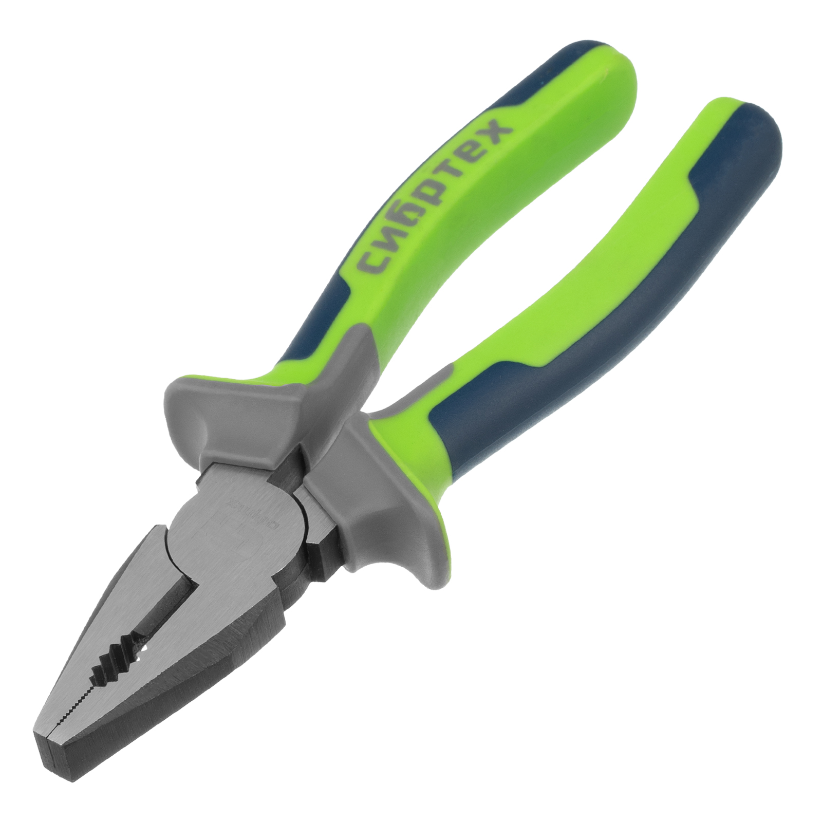 Плоскогубцы комбинированные, 180 мм, фосфатирование, трехкомпонентные рукоятки Сибртех (17054)