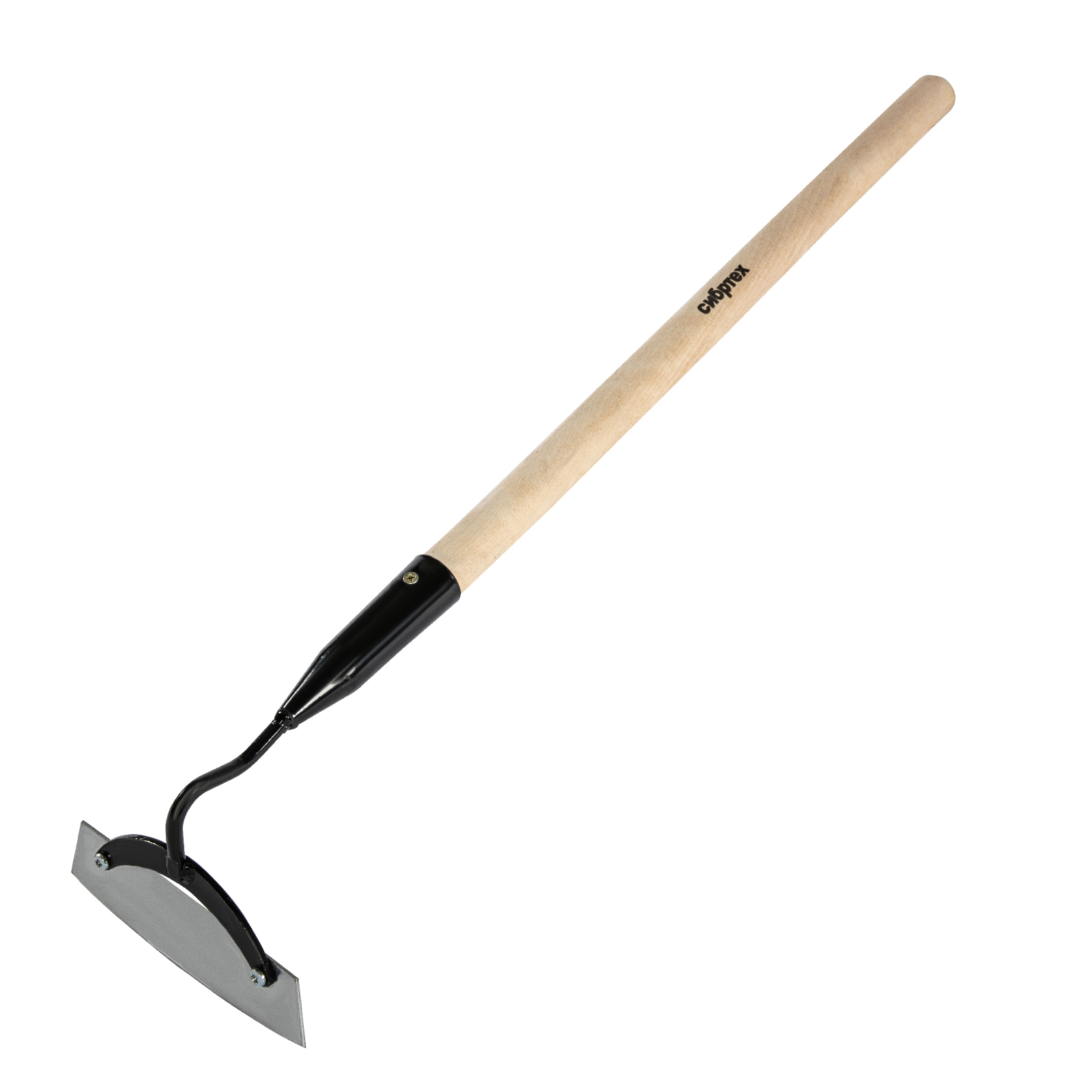 Мотыга стальная, 170 х 60 х 710 мм, деревянный черенок, Сибртех (62317)