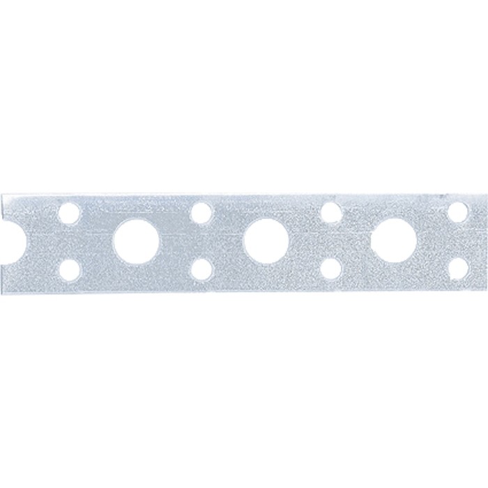 Лента перфорированная, вентиляционная, прямая, 0.55 мм, LP, V 2 см х 25 м, цинк Сибртех (46548)