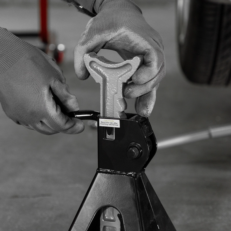 Подставки под машину регулируемые, 2 т, H подъема 275-420 мм, 2 шт Matrix (51620)