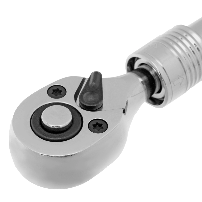 Ключ-трещотка телескопический 1/4", 150-200 мм, CrV, 72 зуба, с быстрым сбросом, хром Gross (14074)