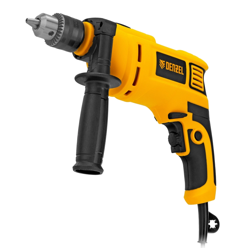 Дрель ударная ID-750, 750 Вт, 0-3000 об/мин, 48000 уд/мин Denzel (26307)