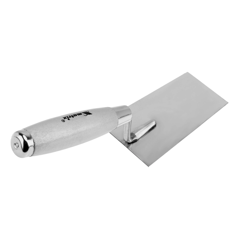 Кельма из нержавеющей стали, 120 х 79 мм, деревянная ручка Matrix (86316)