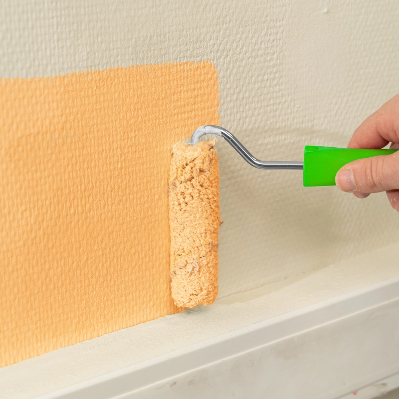 Мини-валик сменный "Водные краски", 110 мм, ворс 12 мм, D 16 мм, D ручки 6 мм, полиэстер Сибртех (80582)