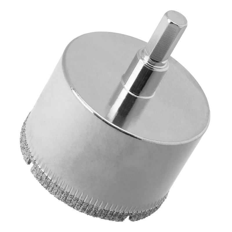 Сверло по керамической плитке и стеклу, 45 х 55 мм, шестигранный хвостовик, с центрующим сверлом Сибртех (72721)