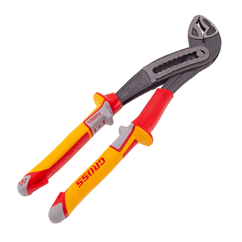 Клещи переставные, диэлектрические рукоятки до 1000 В, 240 мм Gross (15725)