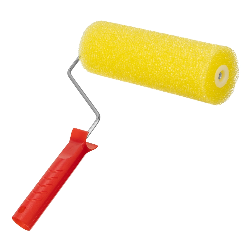 Валик "Структурный" поролоновый с ручкой, "шероховатый", 230 мм, D 80 мм, D ручки 6 мм MTX (80221)