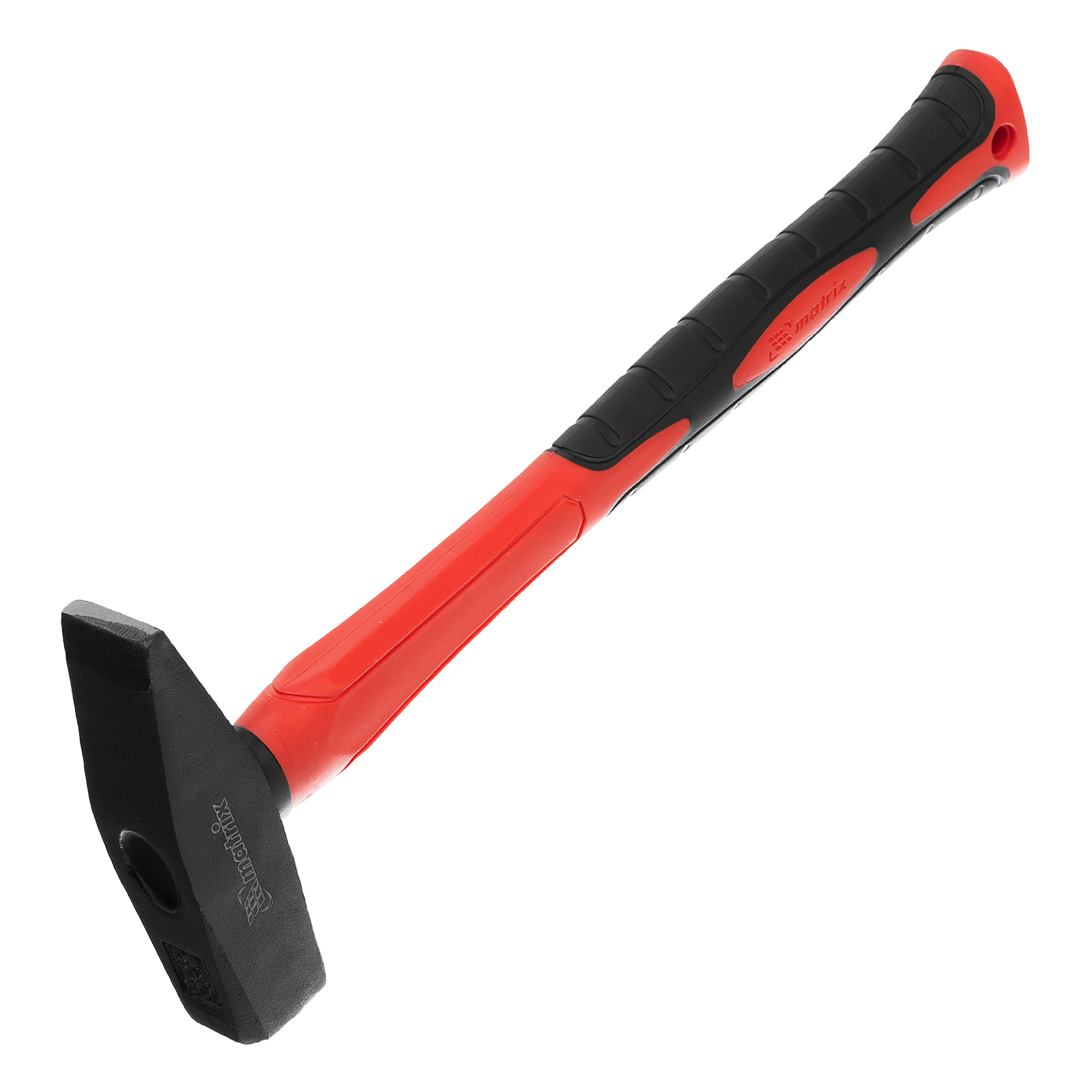 Молоток слесарный optimal, 600 г, фибергласовая обрезиненная рукоятка, квадратный боек Matrix (10370)