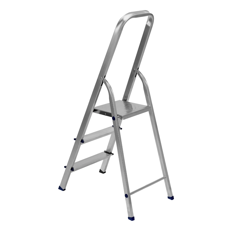Стремянка, 3 ступени, алюминиевая, Сибртех (97713)
