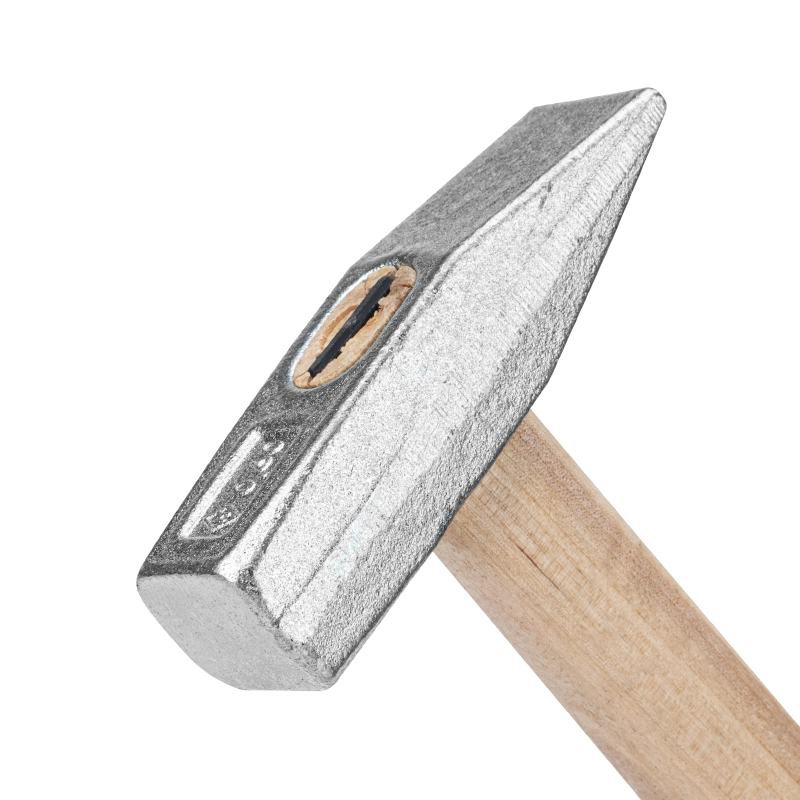 Молоток слесарный, 600 г, квадратный боек, деревянная рукоятка (10271)