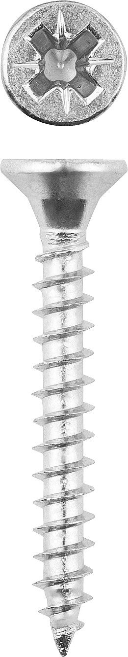 ЗУБР СУ-Б, 120 х 5.0 мм, белый цинк, 2 шт, универсальный саморез (4-300376-50-120)