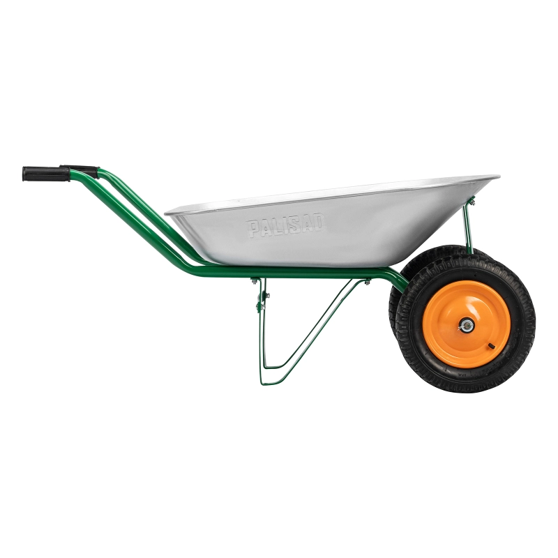 Тачка садовая, 2-х колесная, грузоподъемность 170 кг, объем 78 л Palisad (689223)