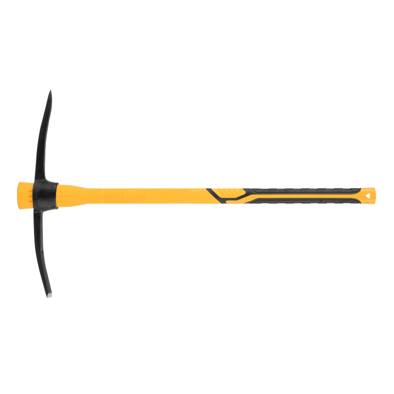 Кирка 2000 г, узкая, фиберглассовая обрезиненная рукоятка 900 мм Denzel (21835)