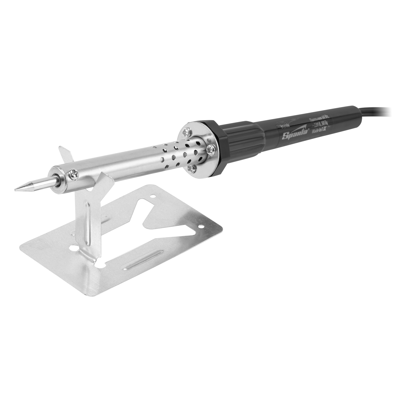 Паяльник с ручкой из пластика, 60 Вт, 220 В Sparta (913108)